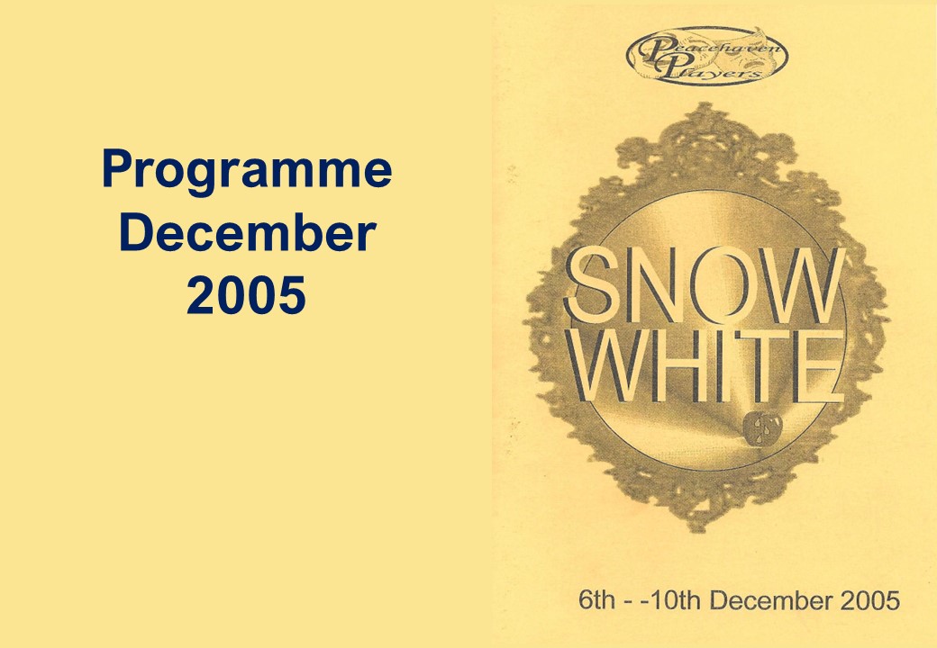 Programme:Snow White 2005